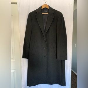 Mens London Fog Coat Charcoal Grey